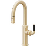 Descanso Kitchen Pull-Down Prep/Bar Faucet with Button Sprayer