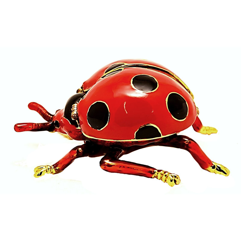 Ladybug Metal Decorative Box