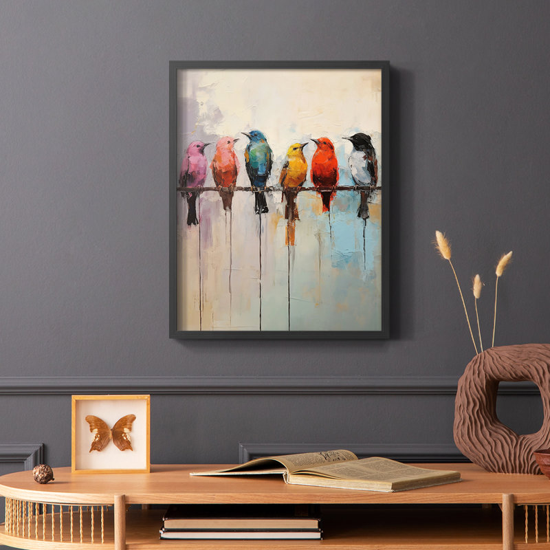 ANIMALS Series dxiii - reproduction encadrée de qualité supérieure - prête à être accrochée - aucun clou requis