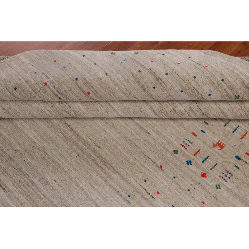 Tapis oriental tribal Gabbeh 6 x 9
