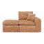 Canapé modulaire moderne de 107 po avec méridienne réversible Boucle-1061656033