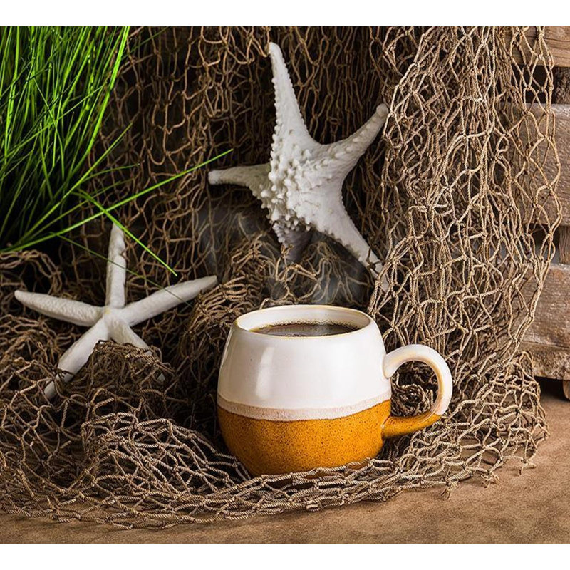 Tasse boule, Brun / Blanc