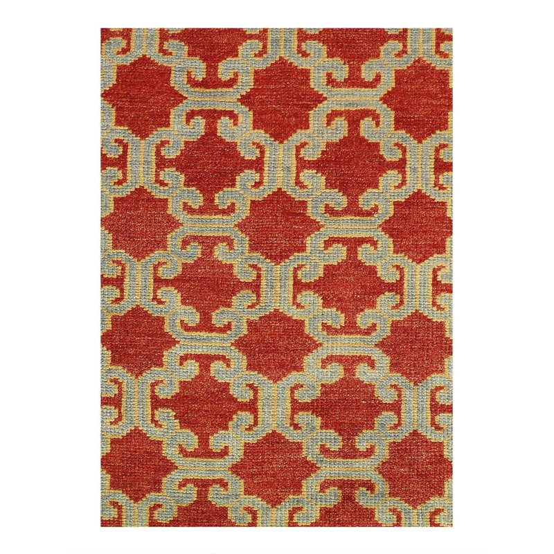 Moroccan Area Rug in Red