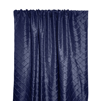 Panneau de rideau simple semi-diaphane avec passe-tringle Gulshara