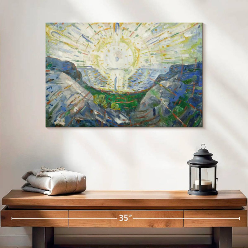 Avery le soleil 1912, H 16 po x l 24 po