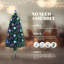 Lighted Artificial Pine Christmas Tree