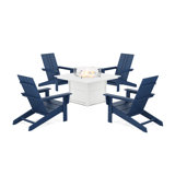 POLYWOOD by AllModern Outdoor Adirondack Chair With Table