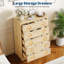 Commode pour chambre à coucher, grande commode pour garde-robe avec grand tiroir Boho-2106103587
