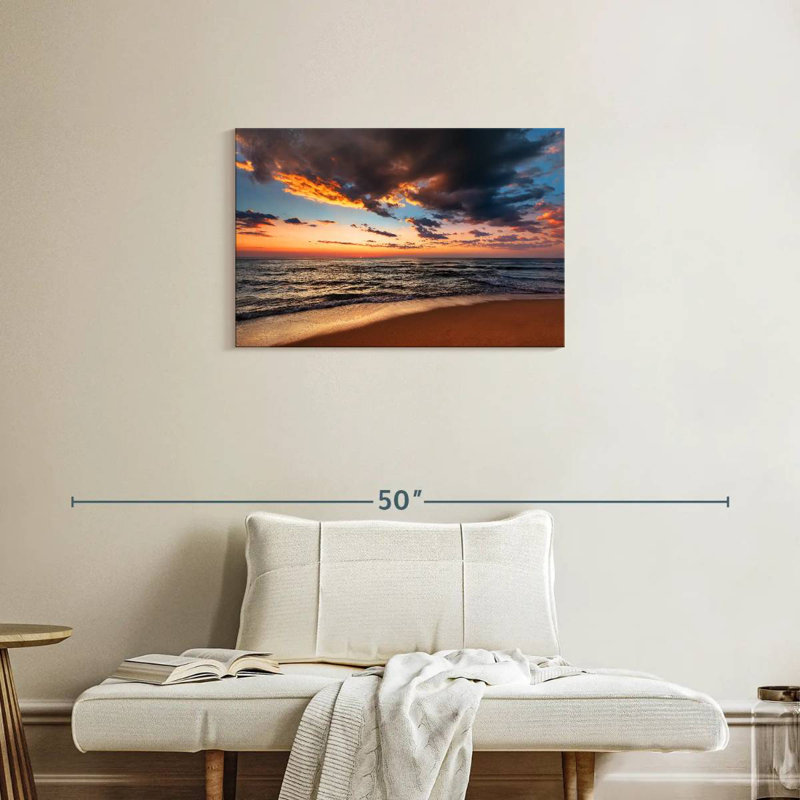 Gillard Sunset Seascape, H 20 po x l 30 po