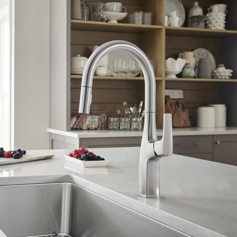 Robinet de cuisine Rivana, Acier inoxydable