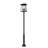 Rainer 6 Light Outdoor Post Mounted Fixture in Black