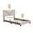 Boyd Sleep Cornerstone Upholstered Faux Leather Platform Bed, Adjustable Height Headboard, Box Spring Required-89948570-82004447