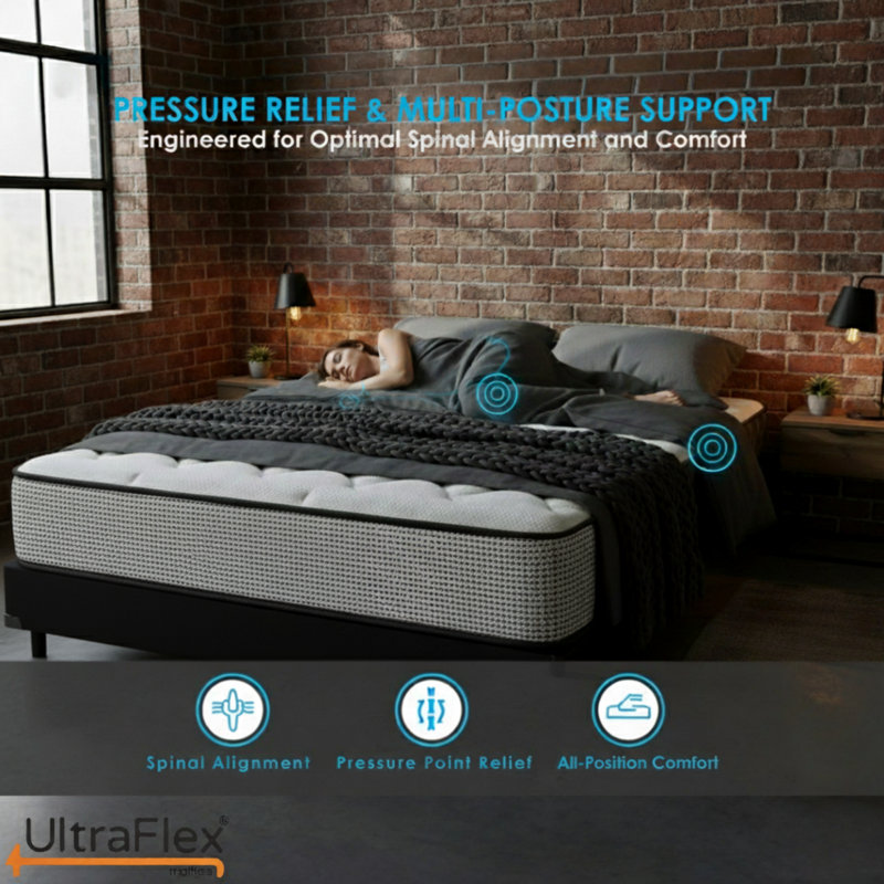 Matelas hybride semi-ferme UltraFlex® DreamWeaver, 9"
