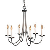 Simple Sweep 6-Light Candle Style Classic/Traditional Chandelier