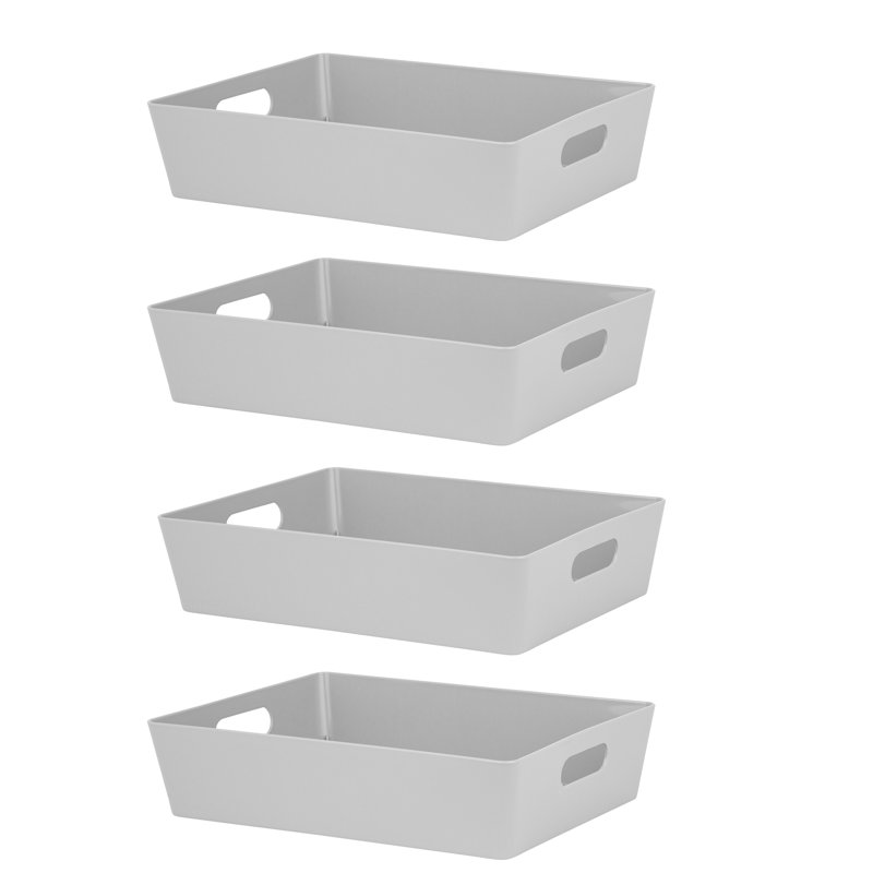 Wham Studio Basket 5.01Rectangular, Cool Grey