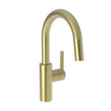 East Linear Single Handle Pull Down Bar Faucet