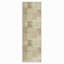 Kilim antidérapant en coton crème crème et chenille-993989358