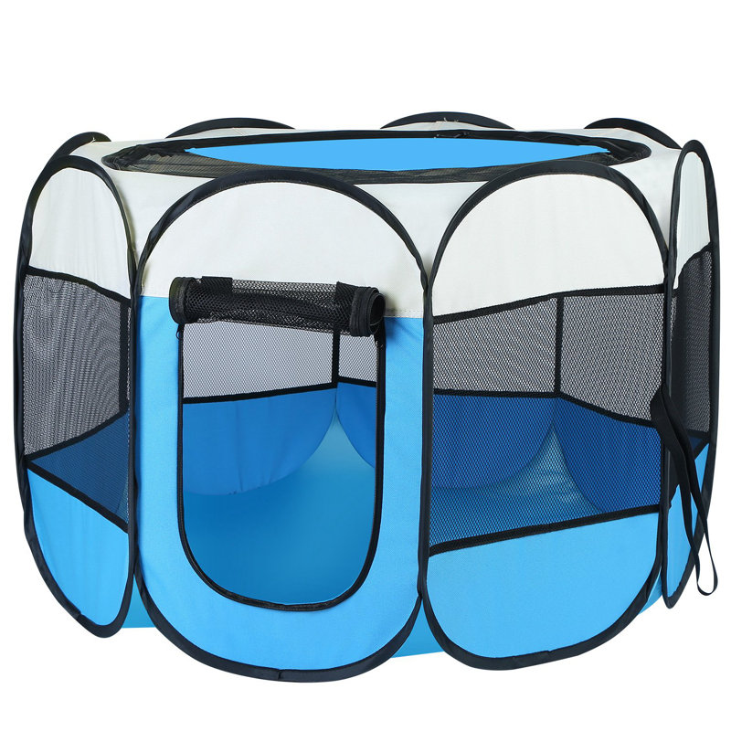 Enclos portatif pour animal de compagnie, Bleu