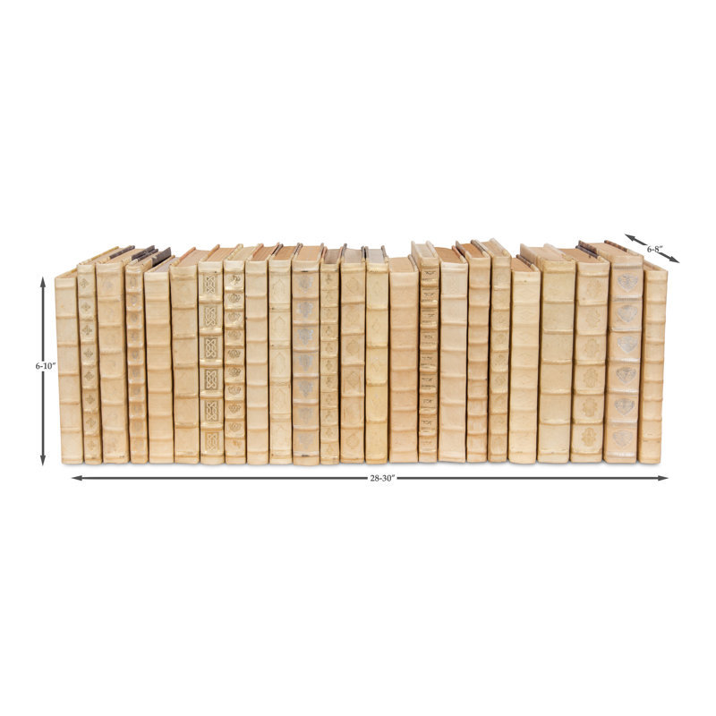 Leather and Paper 24 Piece Book Set