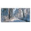 «Alpine Pines in Winter Mist», art mural sur toile tendue