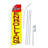 Double Sided 144'' H x 30'' W Polyester Flag Set