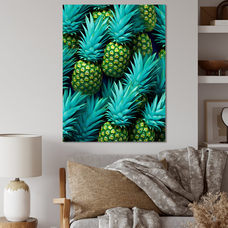 Juice Pineapple Bliss VI sur impression sur toile, Toile tendue, H 32 po x l 24 po x P 1 po