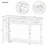 Modern And Contemporary Curved Console Table Sofa Table Entryway Table For Hallway Living Room With 4 Drawers And 1 Shelf-444731429