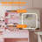 Vanity Desk with Mirror and LED Lights, Makeup Vanity Desk with Sliding Lighted Mirror, Dressing Table Set with Stool & 4 Drawers, Storage Shelves-1218071567