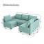 Canapé modulaire réversible de 87 po Veljo-75693532