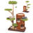 Multi-level Cat Tree With Double Decker Cat House Scratching Posts & Sisal Panel