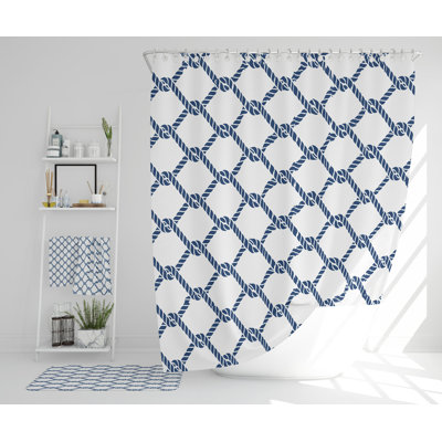 Nevlin Polyester Shower Curtain Set