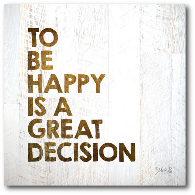 " To Be Happy "