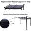 Toit de remplacement pour auvent de pergola 10X10 pi - Blocage simple, assemblage simple, tissu gris