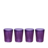 Prism Double Old Fashioned Glasses (Set of 4) - Mixed