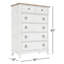Commode 5 tiroirs Domenic