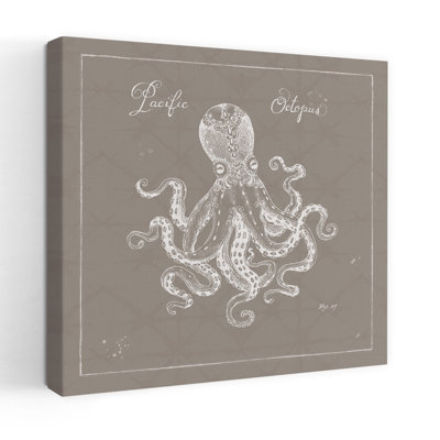 Underwater Life X Greige Octopus, art côtier