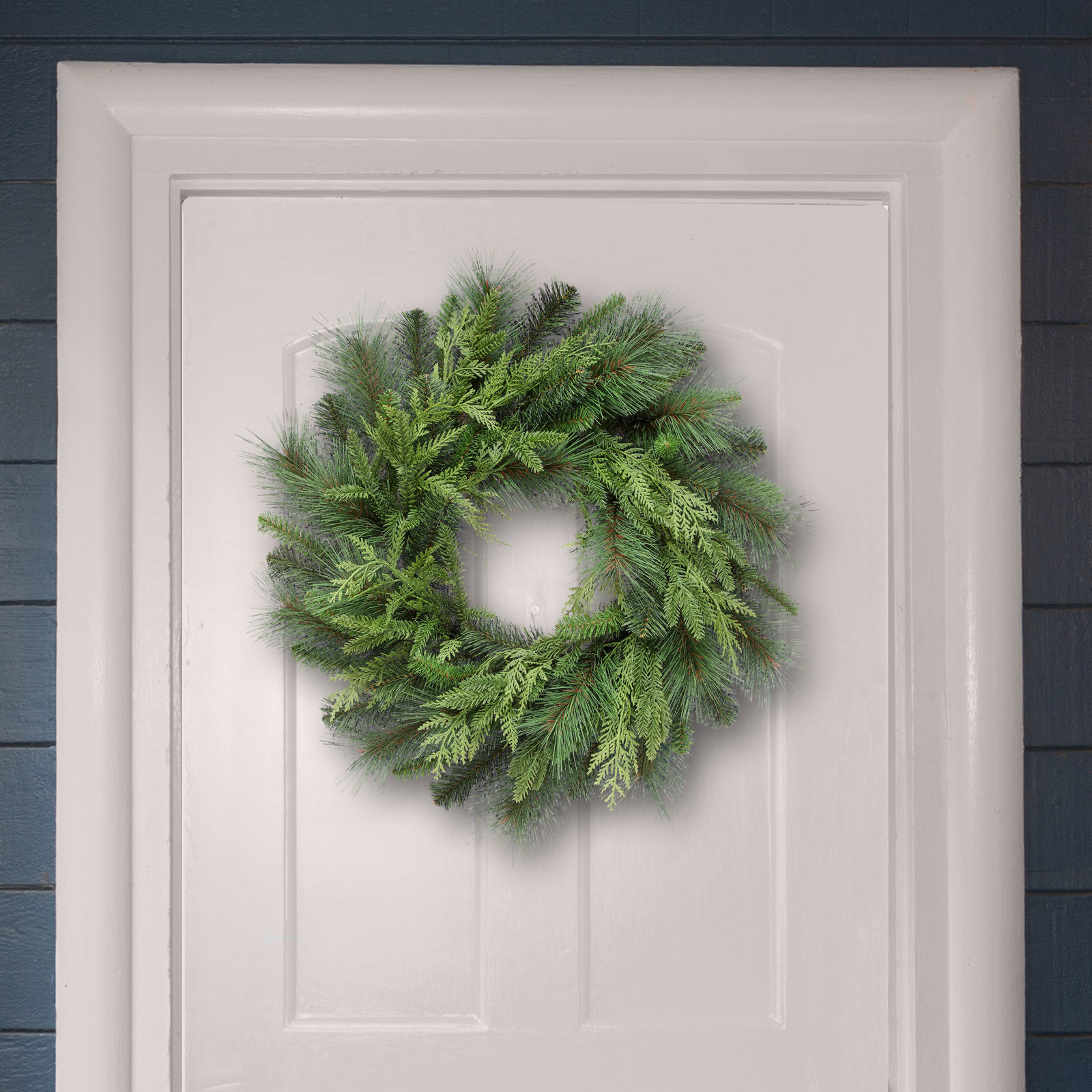 Gervasia 24'' Faux Pine Wreath