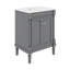 Meuble-lavabo 24 po avec lavabo supérieur, meuble de rangement moderne à 2 niveaux-474539056