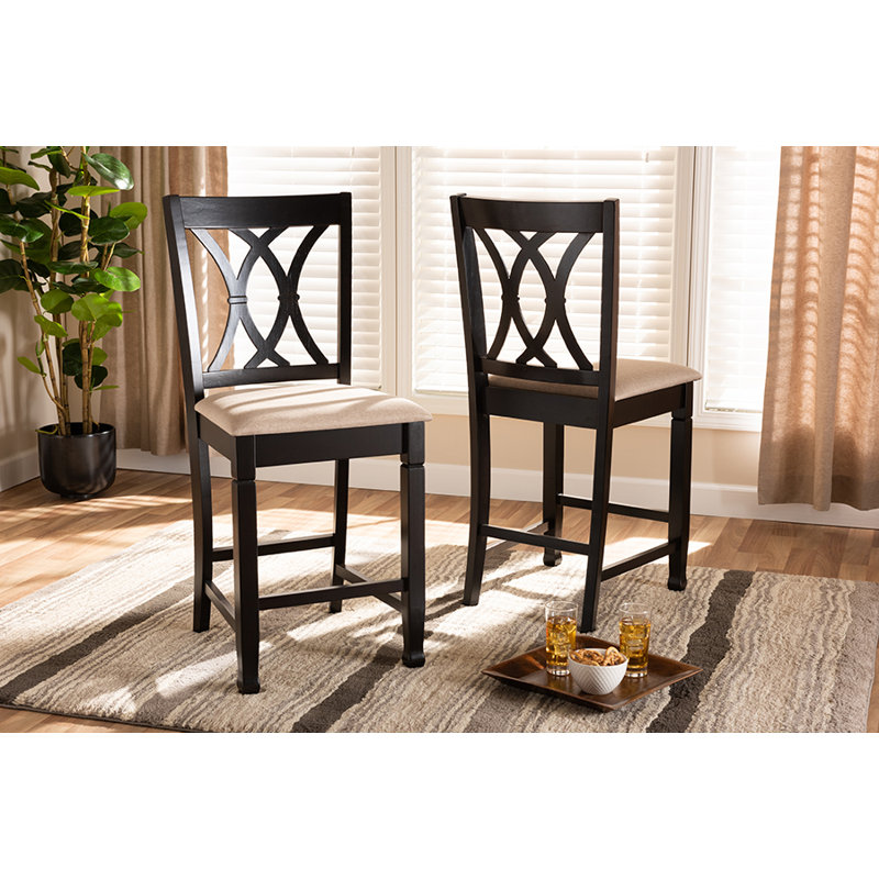 Tabouret de comptoir 25 po Jarvon, Lin beige