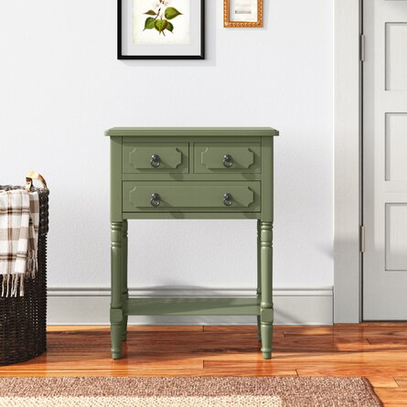 Andover Mills™ Carleton Solid Wood 3 Drawer Accent Chest | Wayfair