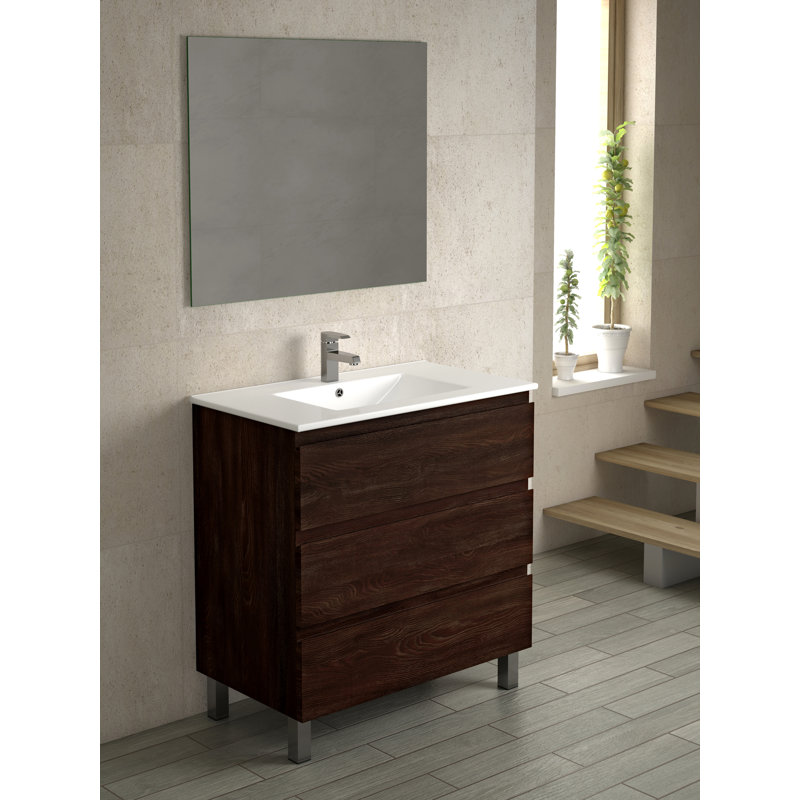 Bathroom Vanity Cabinet COSTA Collection by DAX, Brown
