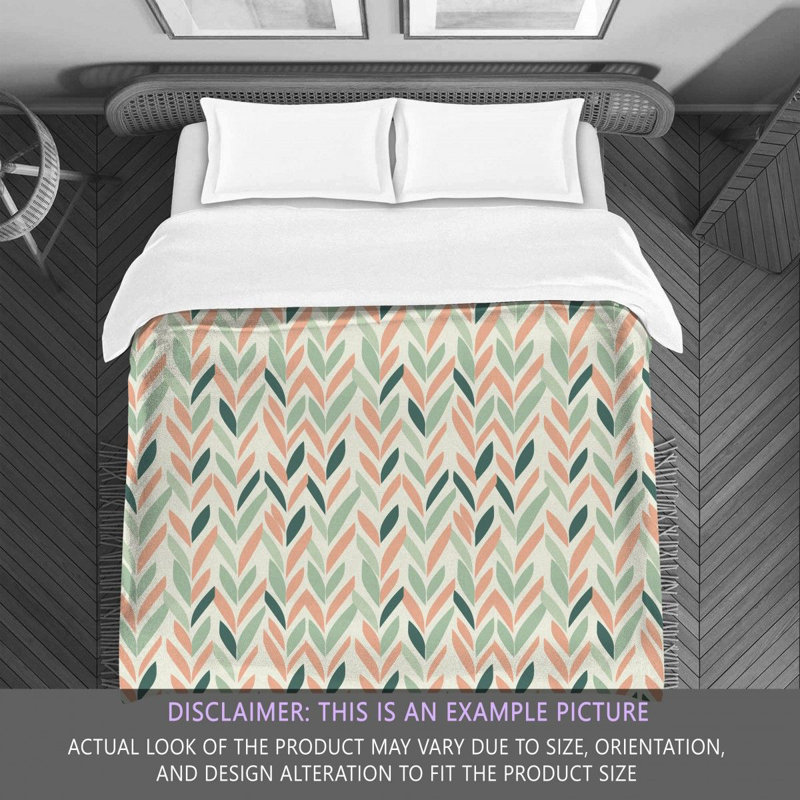 Polyester Chevron / Zig Zag Comforter, Twin Extra Long Comforter