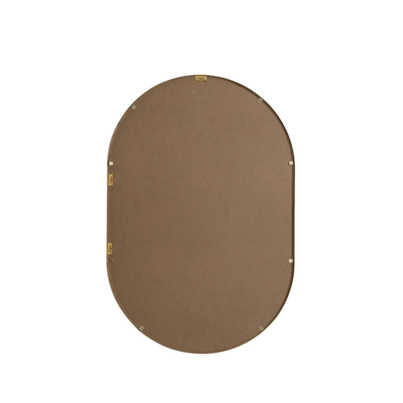 Sabine Metal Wall Mirror, Brass, 36" x 24"