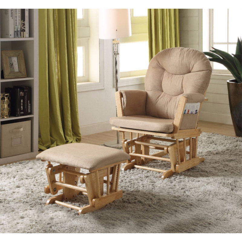 Fauteuil oscillant avec repose-pieds Jalyn