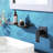 Bathroom Waterfall Single Handle Sink Faucet.-90044874
