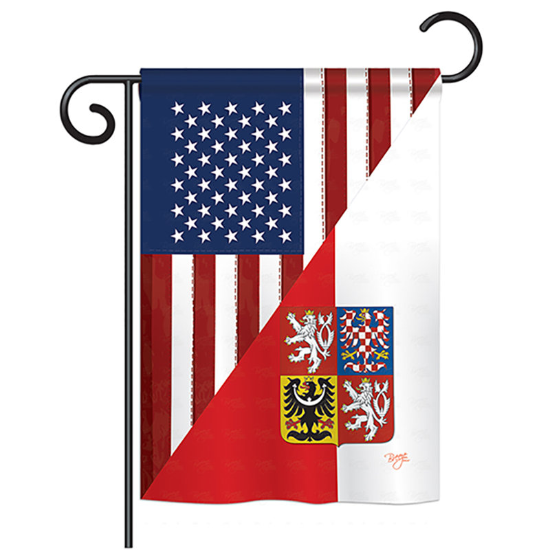 Drapeau d'américano-américain en polyester 2 faces, H 18 po x l 13 po