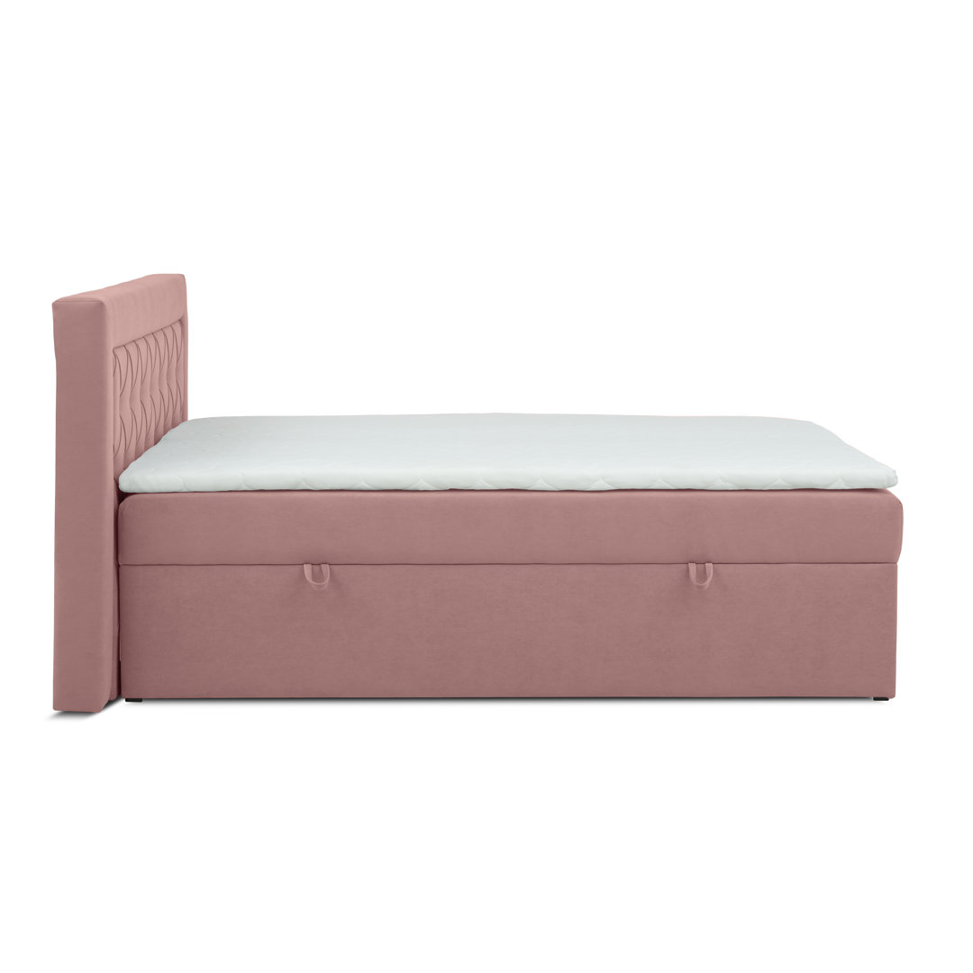 Boxspringbett Lunceford mit Topper und Bettkasten