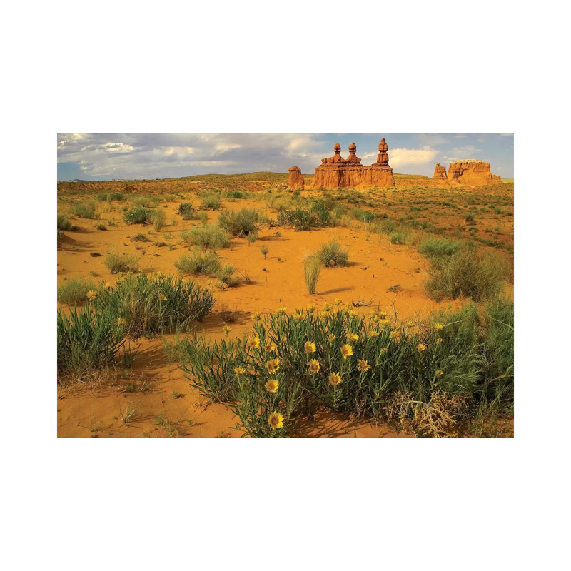 The Three Judges, Goblin Valley State Park, Utah 1 Piece Wall Art on Canvas, 101.6 cm H x 66.04 cm W x 1.91 cm D, Canvas