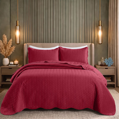 Pre-Washed Lightweight Microfiber Quilt Set