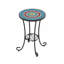 Table d'appoint de patio avec tablette